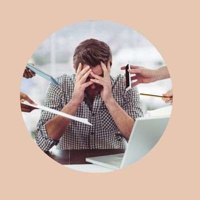 Stress, tensions, mental charg&eacute;