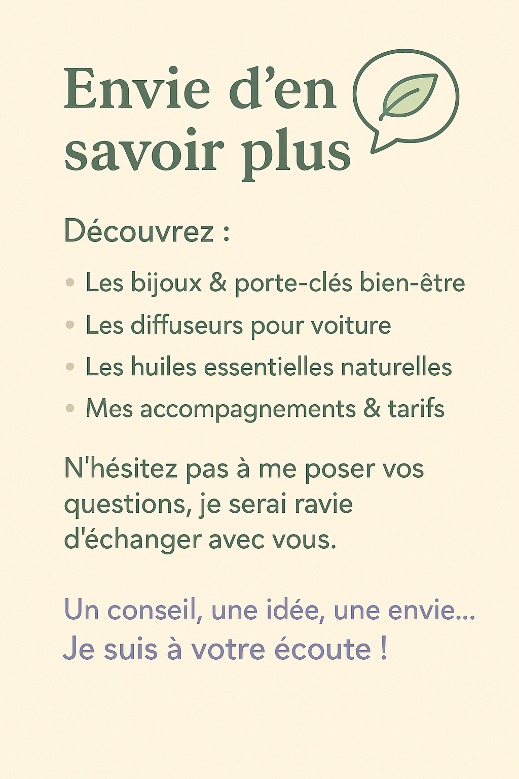 Mon accompagnement avec les huiles essentielles